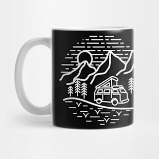 mountain camp Mug